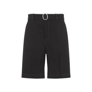 JIL SANDER Belted Tailored Shorts Men BLACK Pants